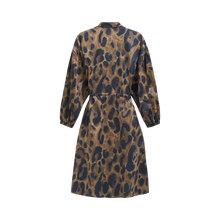 Animal Print Shirt Dress