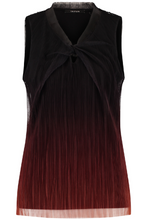 Pleated Top With Colour Graduation