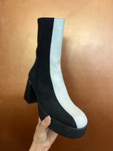 Tracy Black & White Boots