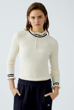 Slim Ribbed Pullover - Off White