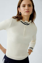 Slim Ribbed Pullover - Off White