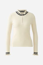 Slim Ribbed Pullover - Off White