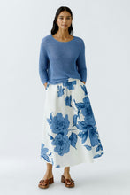 Maxi Skirt - Blue & White