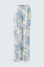 Palazzo Trousers - White Blue