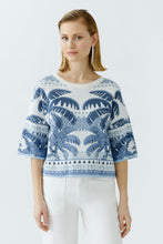 Pullover - Blue & White