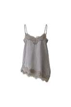 Taupe Lace-Trim Camisole Top