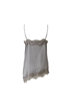 Taupe Lace-Trim Camisole Top