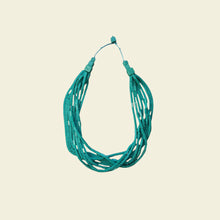 Aqua Cascade Multi-Strand Necklace