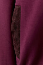 Burgundy Zip-Up Bomber Jacket