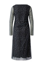 Midnight Leopard Mesh Dress