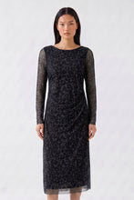 Midnight Leopard Mesh Dress