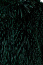 Emerald Green Faux Fur Jacket