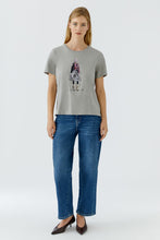 Grey Fashion Illustration T-Shirt