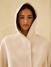 Cream Hooded Coat