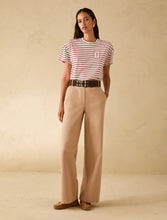 Beige Trousers with Coastal Pocket Detail