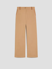 Beige Trousers with Coastal Pocket Detail