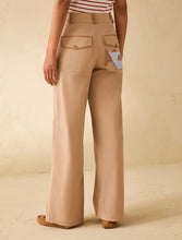 Beige Trousers with Coastal Pocket Detail