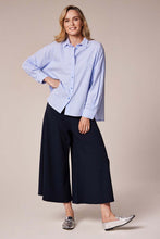 Blue & White Stripe Oversized Shirt