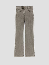 Grey Wash Straight-Leg Jeans