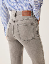 Grey Wash Straight-Leg Jeans