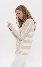 Beige and White Animal Print Jumper