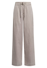 Pants in Linen Mix Twill - Taupe