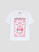 “I Wish You Were With Me” Print T-Shirt