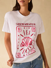 “I Wish You Were With Me” Print T-Shirt