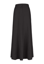 Linen Maxi Skirt - Black