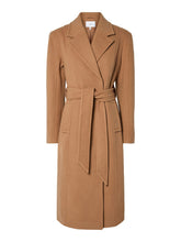 Classic Wool Blend Belted Coat