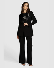 Black Tuxedo-Style Blazer