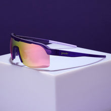 Purple Sport Shield Sunglasses