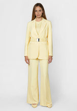 Marc Aurel Lemon Belted Blazer