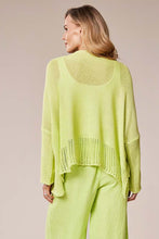 Lightweight Textured Knit Top - Lime Green