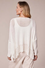 Lightweight Textured Knit Top - White