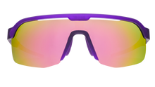 Purple Sport Shield Sunglasses