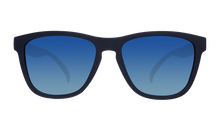 Navy Frame Mirrored Sunglasses