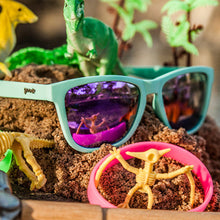 Electric Carnival Sunglasses - Teal & Purple