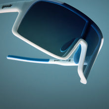 Light Blue Sport Shield Sunglasses
