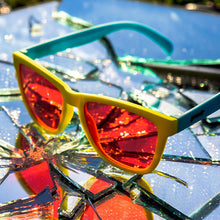 Pineapple Unisex Sunglasses - Yellow & Blue