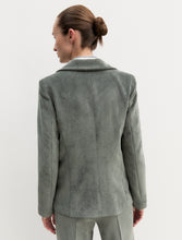 Sage Green Corduroy Tailored Blazer