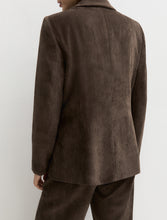 Chocolate Brown Corduroy Blazer