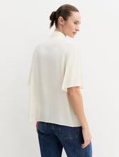 Cream Flutter Sleeve Blouse