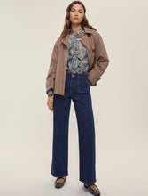 Printed Shirt with Ruffles