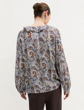 Paisley Ruffle Blouse