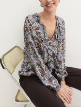 Paisley Ruffle Blouse