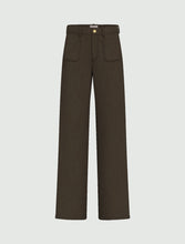 Chocolate Brown High-Waisted Wide Leg Trousers