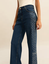 Stud Detail Flared Jeans