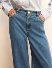 High Waist Wide Leg Denim Jeans