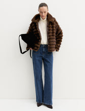 Mid-Wash Wide-Flare Jeans